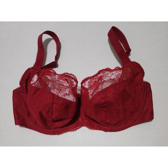 Fantasie Other - Fantasie Elodie Underwire Bra with Side Support UK/US 34E Burgundy Red FL2182ROG